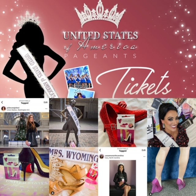 Sticky Heelz is a Sponsor of USOA Pageants