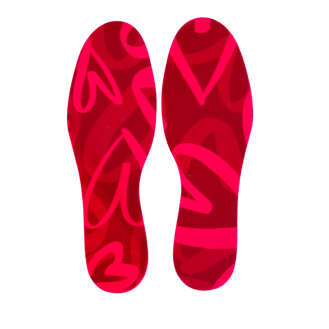 🌈 Colourful Printed Insoles | Sticky HeelzComfort doesn’t have to be boring.