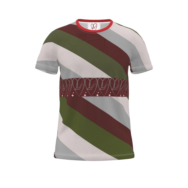 Cut And Sew All Over Print T Shirt