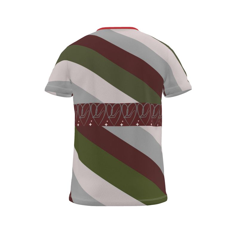 Cut And Sew All Over Print T Shirt