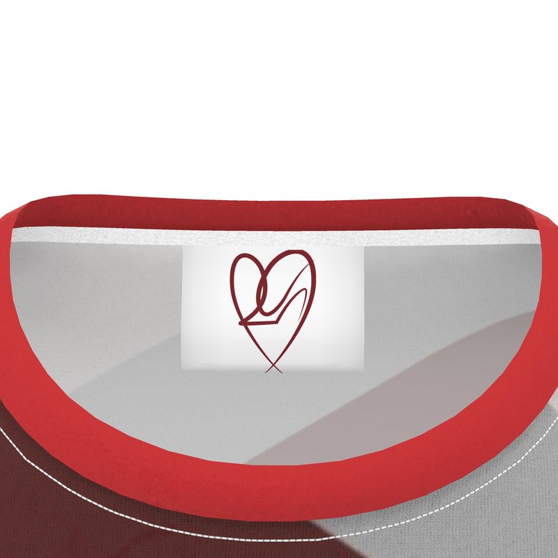 Cut And Sew All Over Print T Shirt