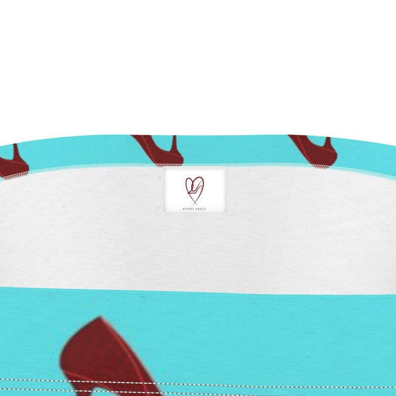 Ocean Stiletto Strapless Swimsuit