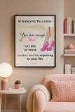 "Enough Shoes?" Wall Art Print
