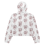 Sticky Heelz Women’s Cropped Windbreaker – Heart & Heel Edition