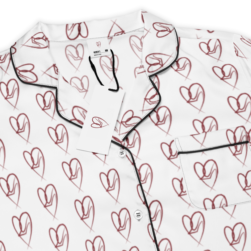 Sticky Heelz “Dream in Style” short sleeve pajama top