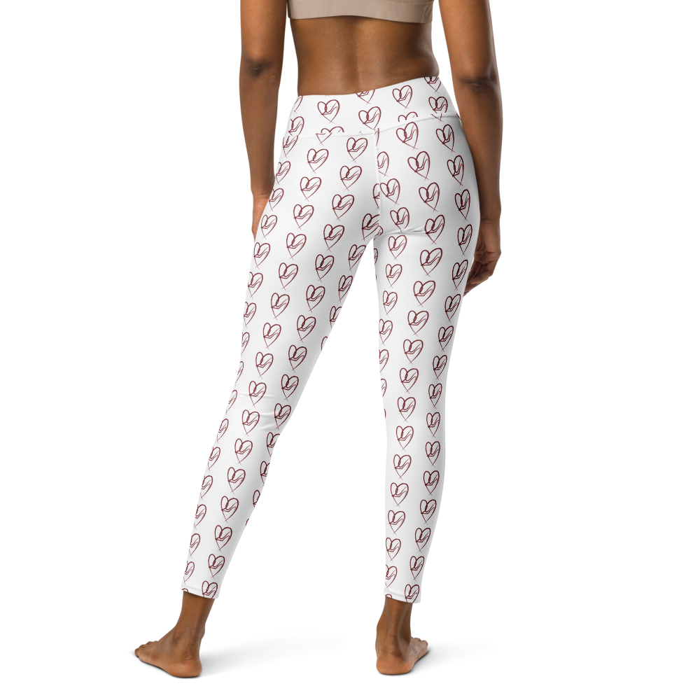 Sticky Heelz “Hearts & Heels” Yoga Pants