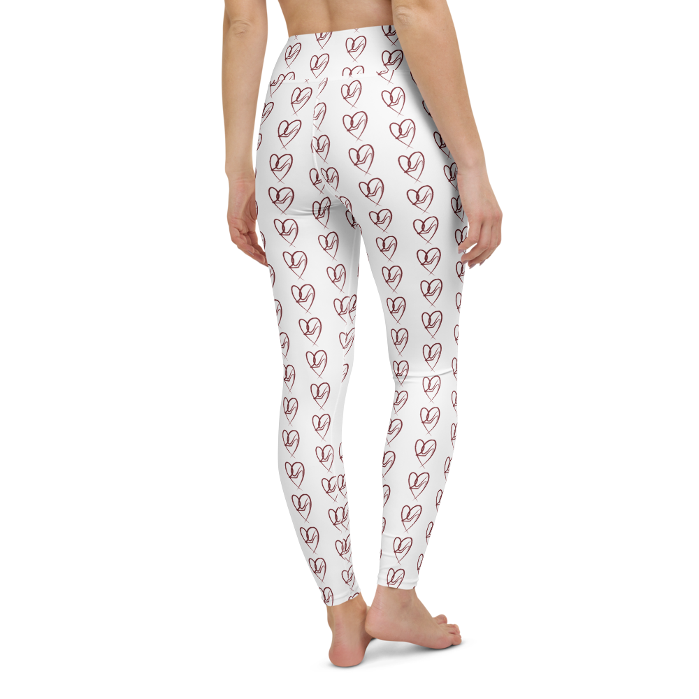 Sticky Heelz “Hearts & Heels” Yoga Pants