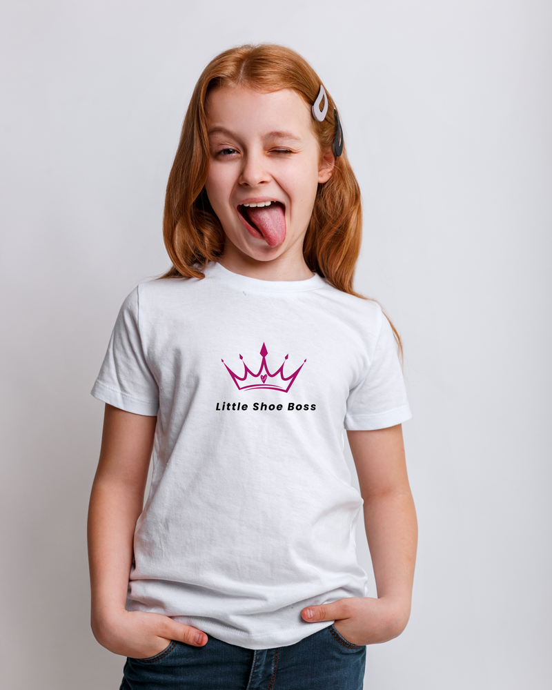 Little Shoe Boss Kids Crown Graphic Tee