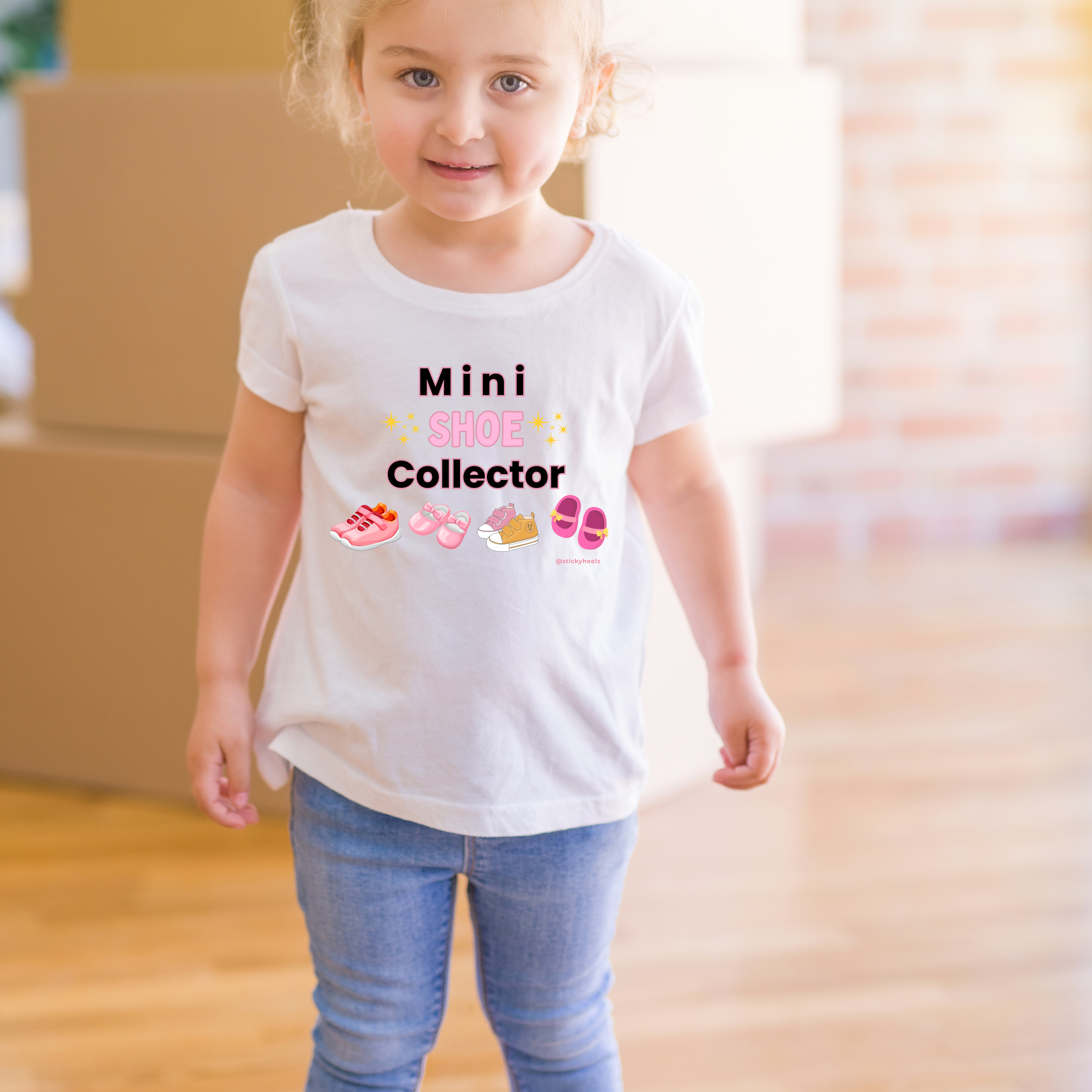 Mini Shoe Collector Toddler Graphic Tee