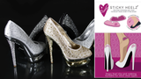 5 X SMALL PACKS OF ANTI-SLIP HEEL PADS