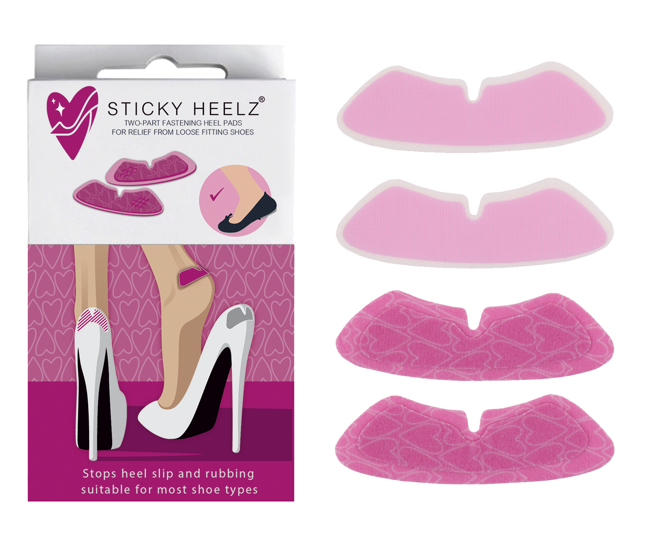 Sticky Heelz Heel Pads & Teardrop Pads